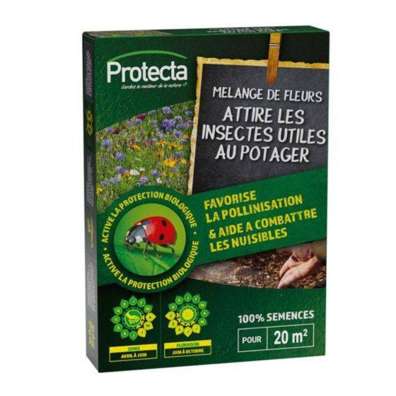Protecta - Protecta - Mélange de fleurs - Attire les insectes utiles au potager - 50g