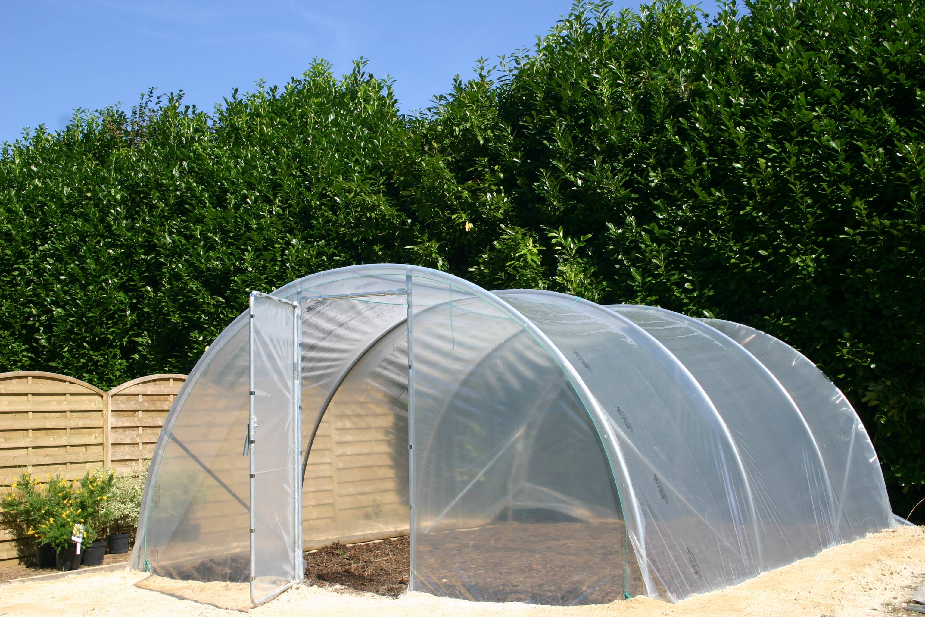 Serre tunnel de jardin Cybelle  2.50m de large, 6 mètres de long - Crysland - Image 3