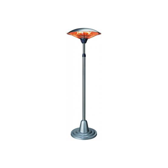 Parasol chauffant ELEKTRIC 2000W infrarouges Mat téléscopique Hauteur réglable 1.80 à 2.10m KEMPER - Imagen 1