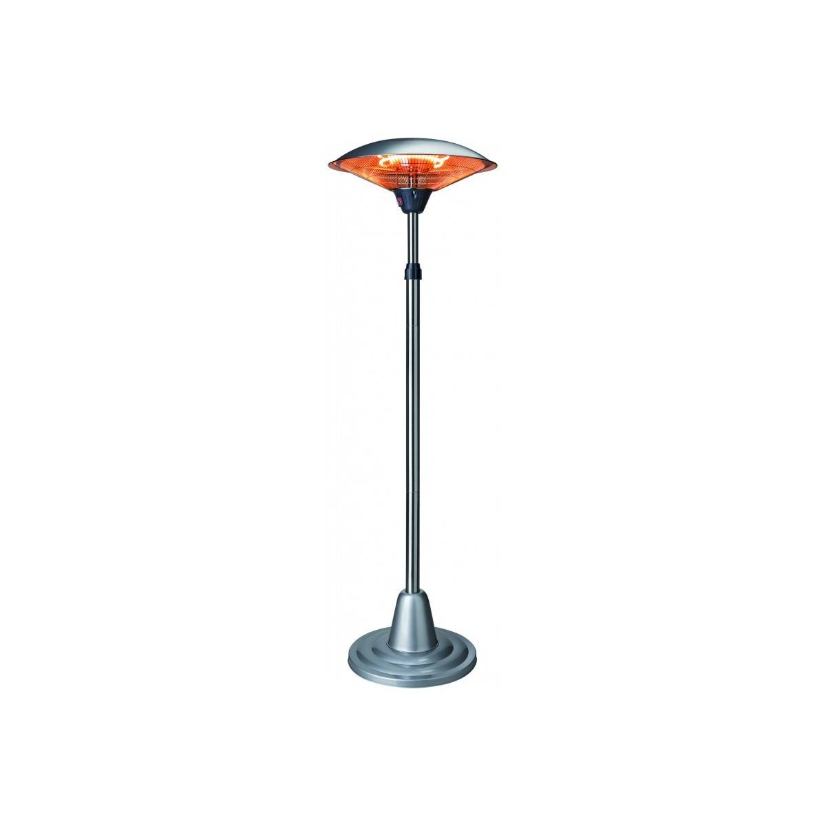 Parasol chauffant ELEKTRIC 2000W infrarouges Mat téléscopique Hauteur réglable 1.80 à 2.10m KEMPER - Imagen 1