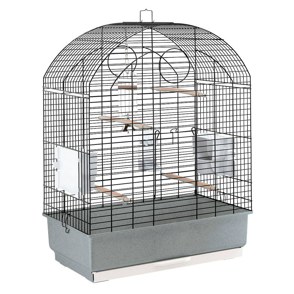 Ferplast - Ferplast Cage à Oiseaux VIOLA Grande Cage pour Oiseaux, Perruches, Perroquets, Toui, Calopsittes, en Métal, Accessoires inclus Mangeoires rotatives - Imagen 1
