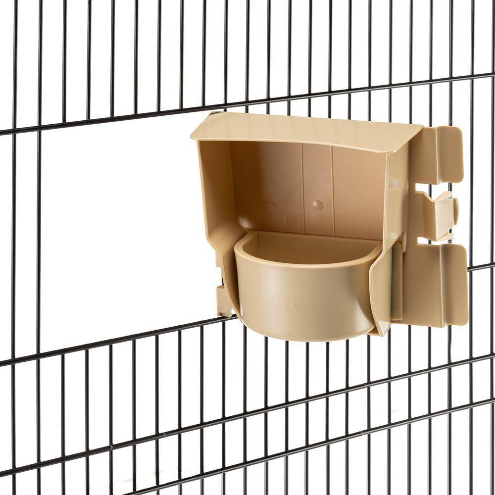 Ferplast - Ferplast Cage à Oiseaux VIOLA Grande Cage pour Oiseaux, Perruches, Perroquets, Toui, Calopsittes, en Métal, Accessoires inclus Mangeoires rotatives - Imagen 3