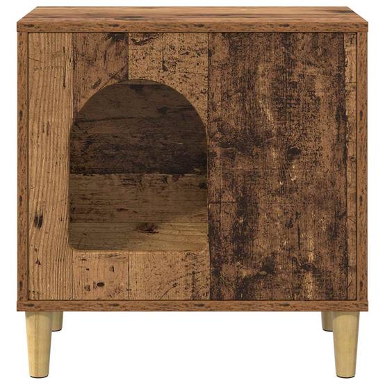 Vidaxl - Maison pour chat Bois ancien 51 x 30 x 52 cm Bois d'ingénierie vidaXL 8000669 - Image 6