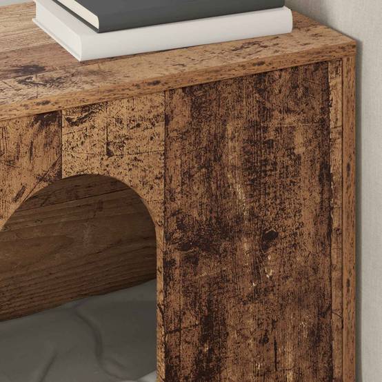 Vidaxl - Maison pour chat Bois ancien 51 x 30 x 52 cm Bois d'ingénierie vidaXL 8000669 - Image 5