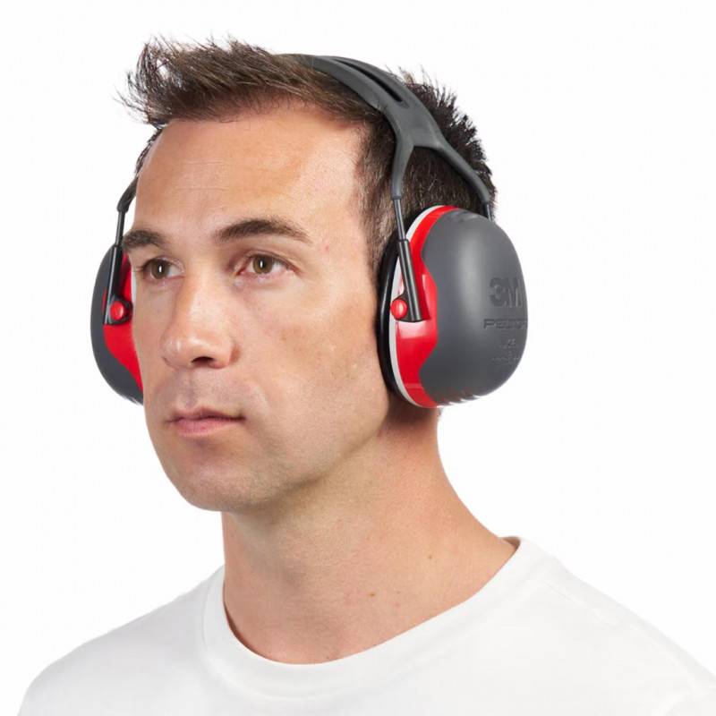 3M Casque anti-bruit PELTOR™ X3A, SNR 33 dB, noir - Image 5
