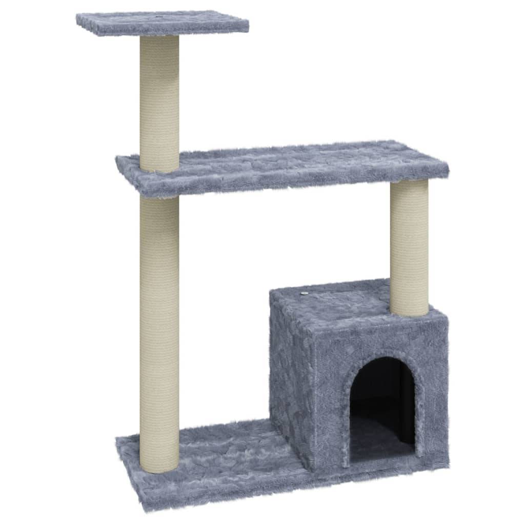 Vidaxl - Arbre à chat avec griffoirs en sisal Gris clair 70 cm vidaXL 171434 - Imagen 2