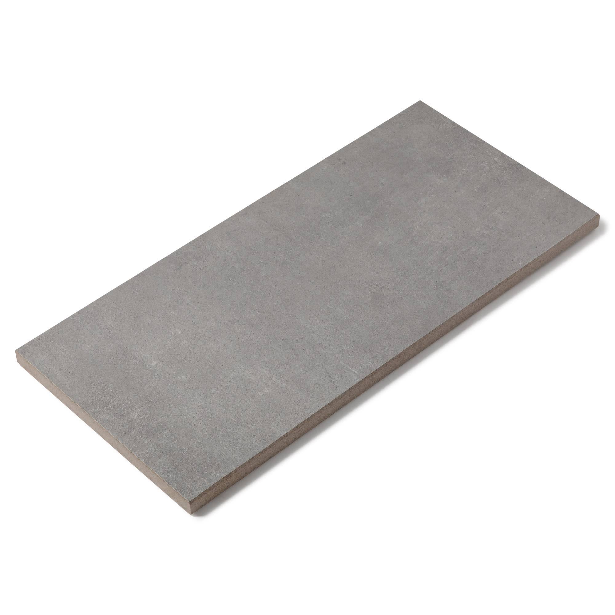 Margelle de piscine effet Béton Gris 60x28x2 cm Bord Droit Cemento  - RO'MA CARRELAGE - Image 3
