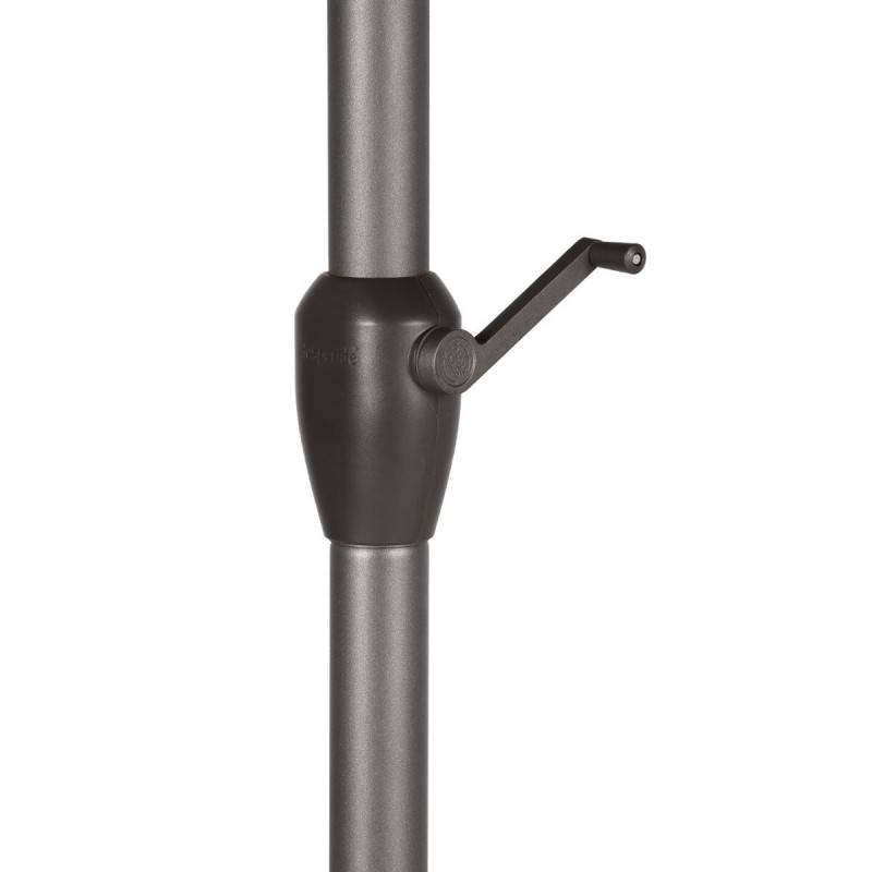 Hesperide - Parasol droit rond "Loompa" jaune moutarde 3m en aluminium Hespéride - Imagen 7