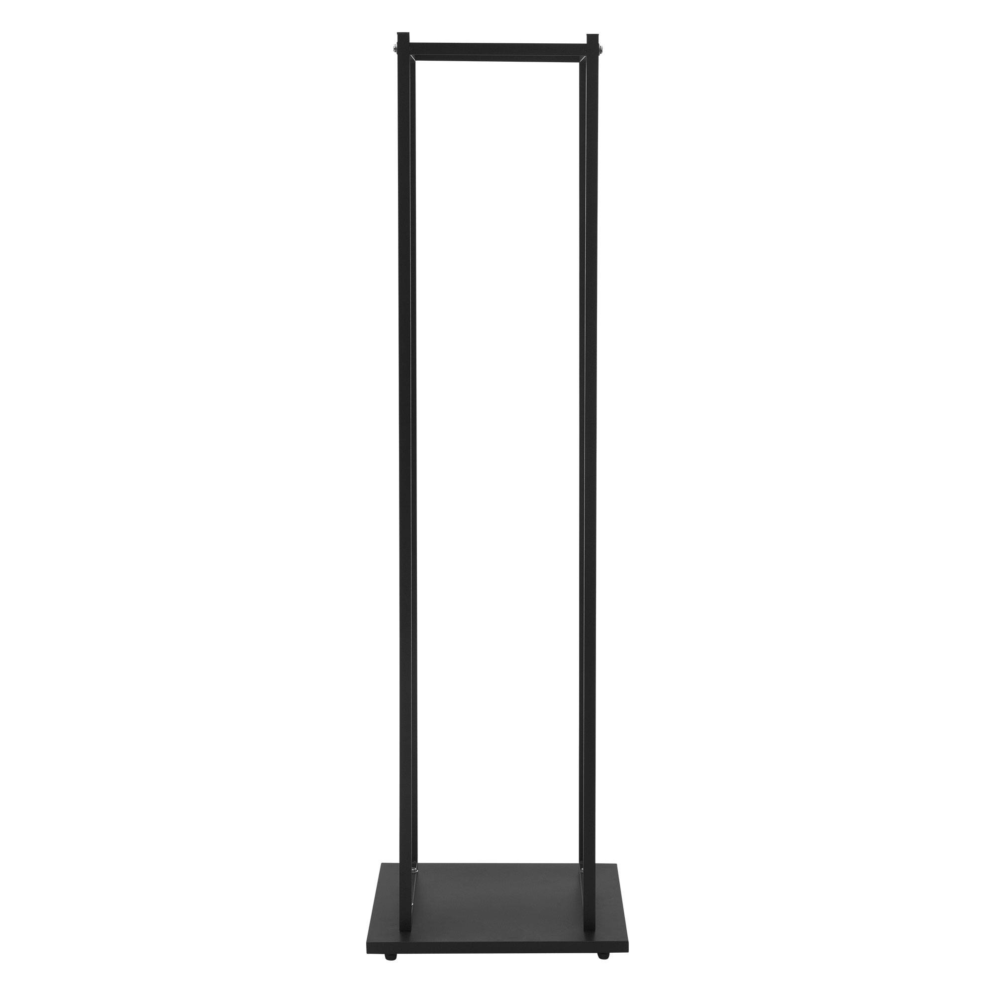 Ml-Design - Range bûches vertical acier noir intérieur/extérieur support bois 33x33x115 cm - Imagen 4