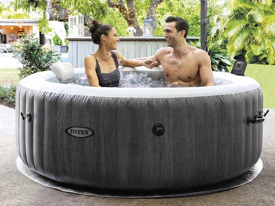 Spa gonflable PureSpa Baltik rond Bulles 4 places - Intex - Image 3