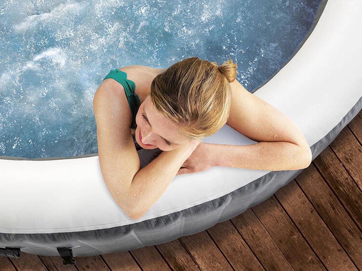 Spa gonflable PureSpa Baltik rond Bulles 4 places - Intex - Image 8