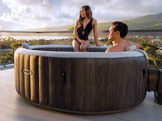 Spa gonflable PureSpa Baltik rond Bulles 4 places - Intex - Image 4