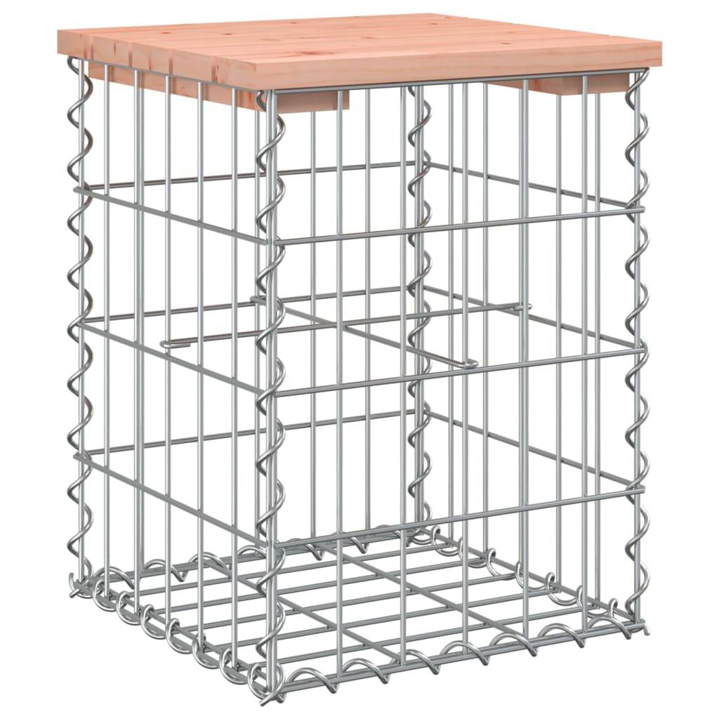 Maison Chic - Banc de jardin - Banc d'extérieur - Banquette design gabion 33x31x42 cm bois massif de douglas - Imagen 1