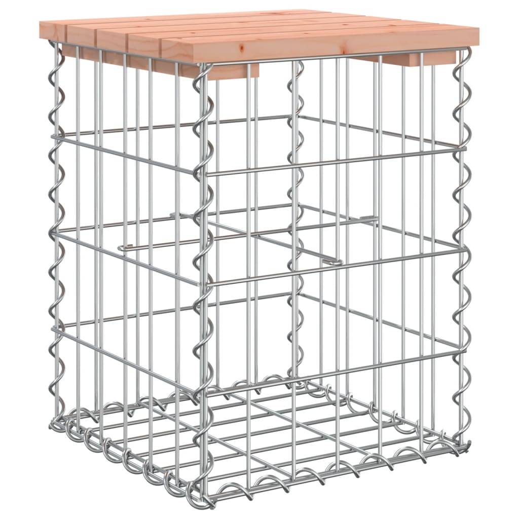 Maison Chic - Banc de jardin - Banc d'extérieur - Banquette design gabion 33x31x42 cm bois massif de douglas - Imagen 5