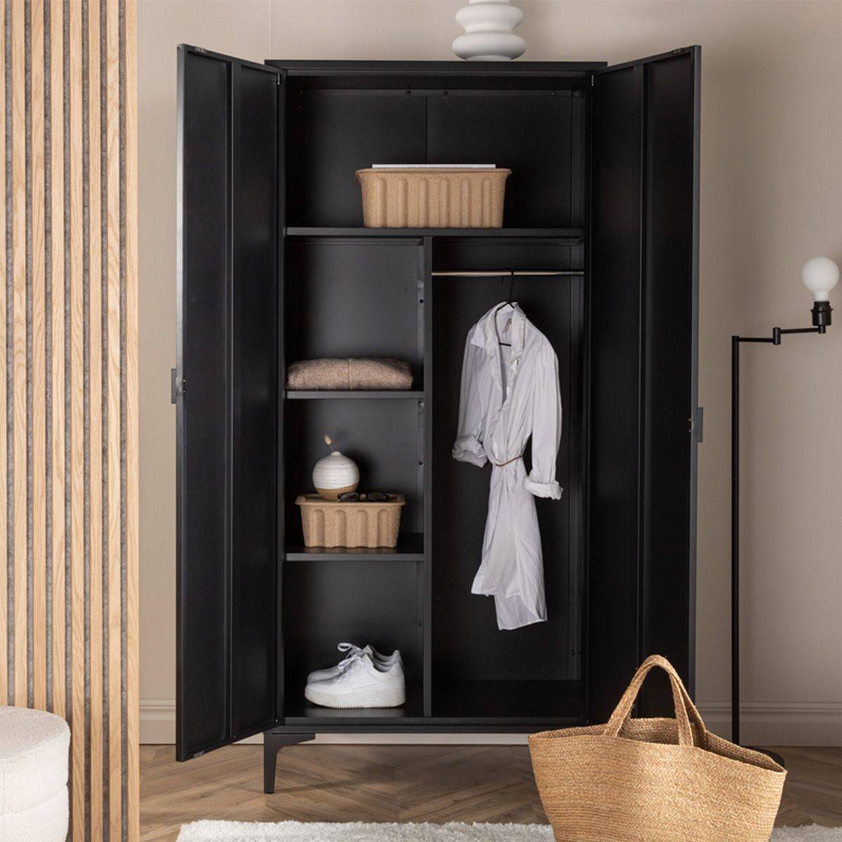 Venture Home - Armoire 2 portes en acier Piring - Imagen 7