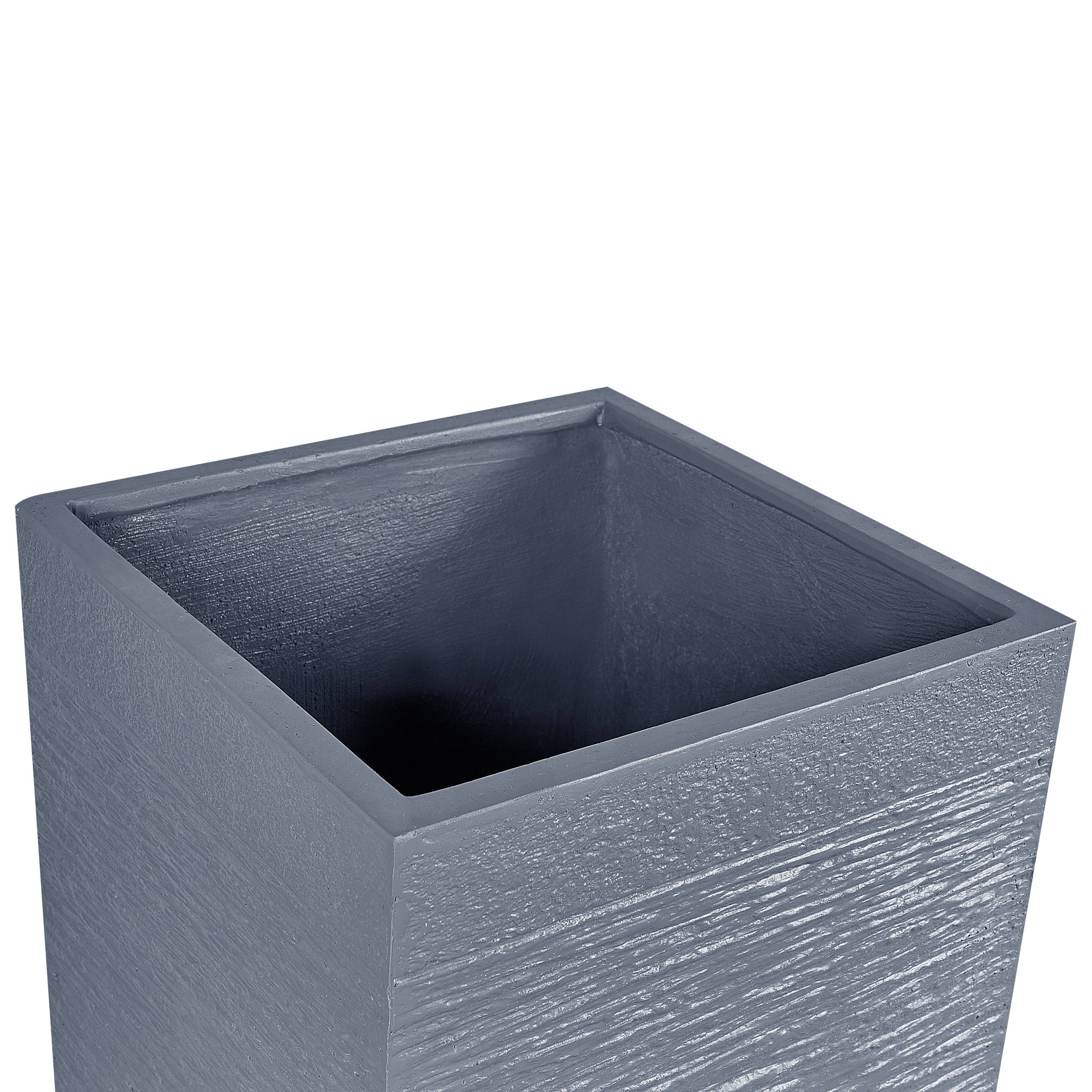 Beliani - Cache-pot d'extérieur Fibre d'argile Gris DION - Beliani - Imagen 5