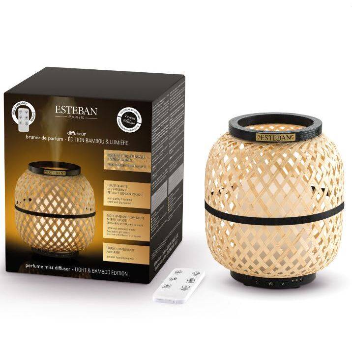 Esteban - Difusor de niebla Edición bambú y luz - Imagen 1