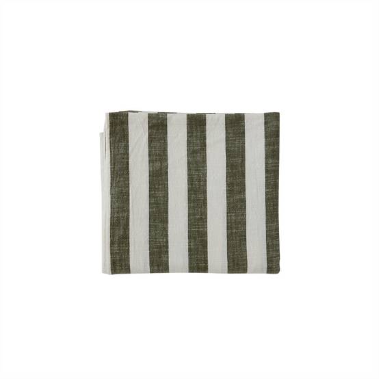 Nappe rayée jaune coton organique Living - Image 5