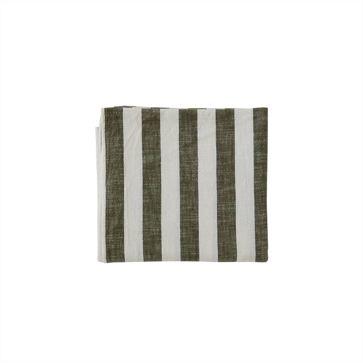 Nappe rayée jaune coton organique Living - Image 5