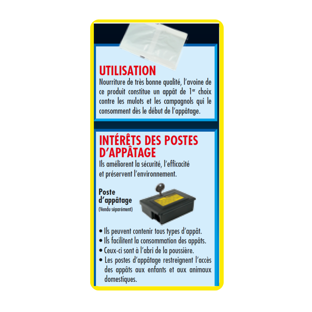 Acto - ACTO Mulots-Campagnols Appât Avoine - 6 X 25 GRS - Sachets-doses contre Mulots et Campagnols - Image 4