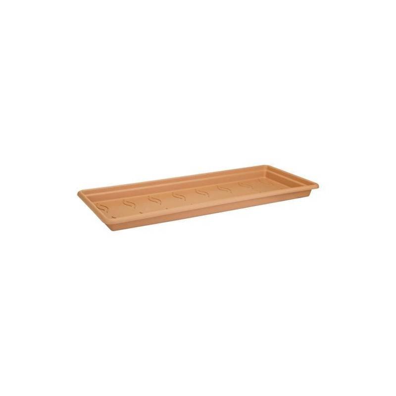 Elho - Elho Soucoupe Pour Jardiniere Green Basics 100 - Terre Cuite Doux - Xxl - Exterieur - O 89,7 X H 5,7 Cm - Image 1