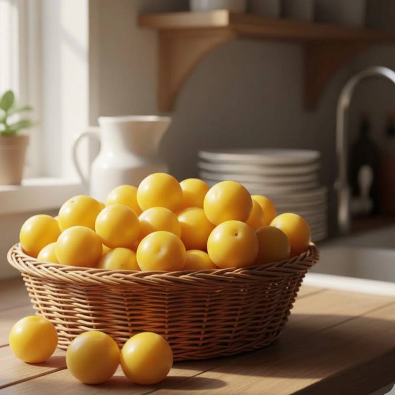 Prunier Mirabelle de Metz - Bon rendement - Pot de 15L - 1/2 tige - 150/175 cm - De 3,00 m à 5,00 m - Imagen 3
