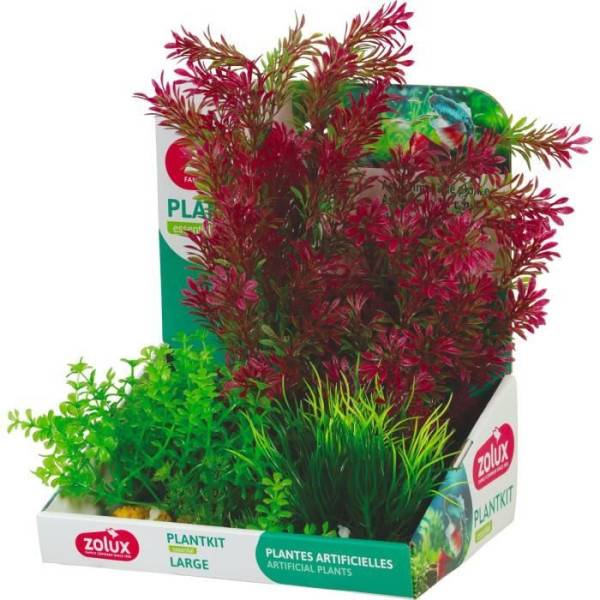 Plantes artificielles pour aquarium - ZOLUX - Plantkit - Taille M - Lot de 7 - Image 3