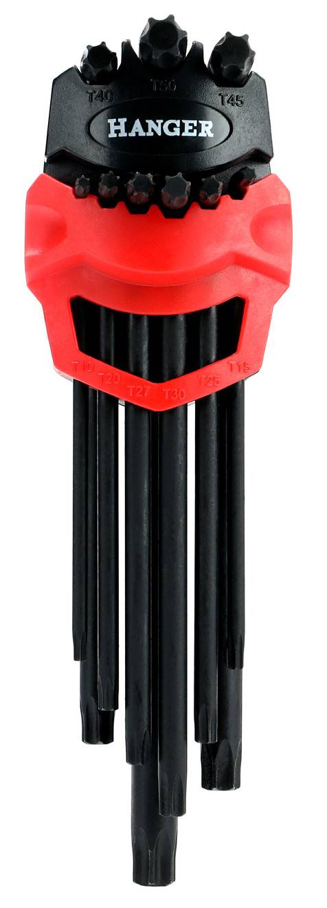 Jeu de 9 clés mâles étoiles noires - HANGER - 250118 - Image 1