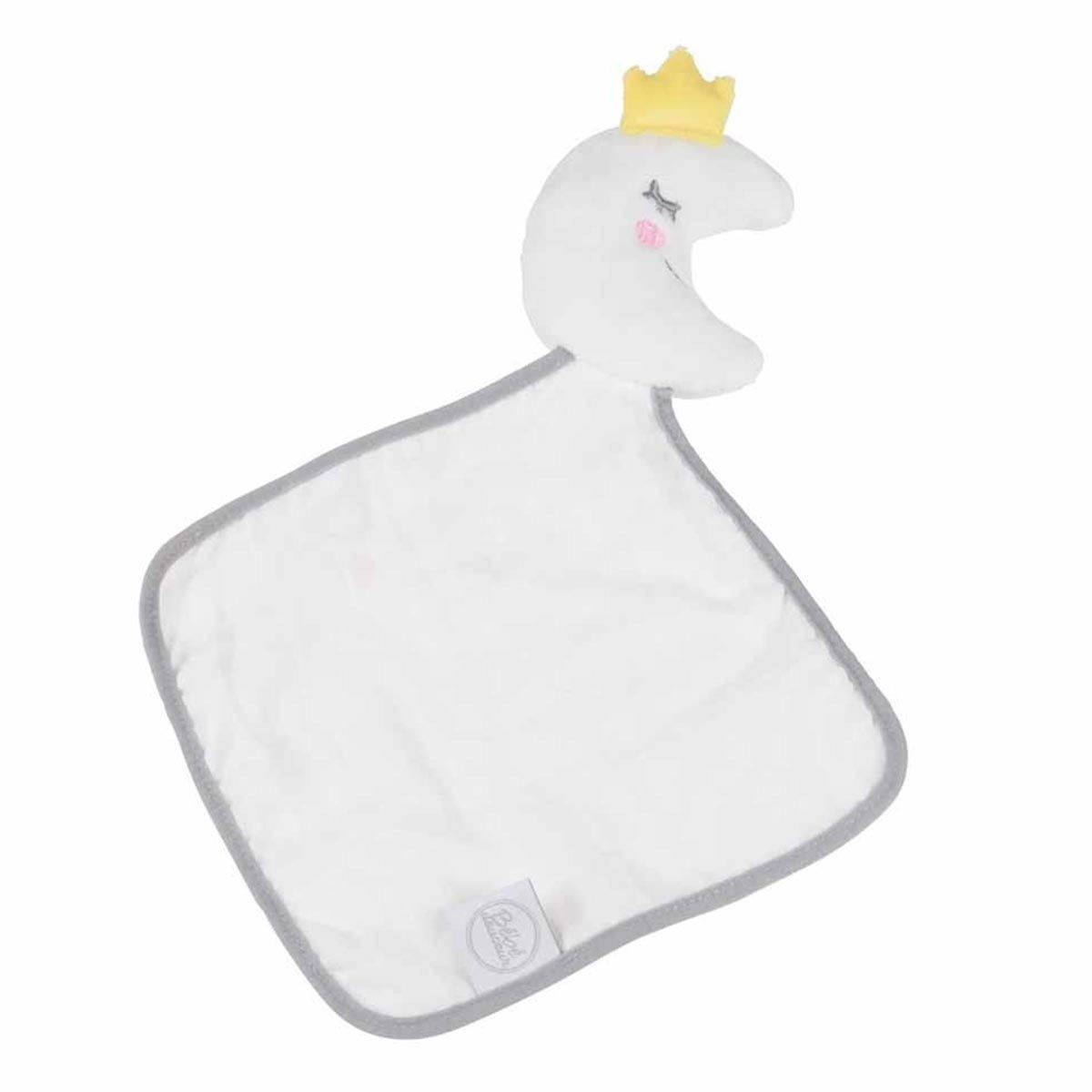 Doudou avec Lange "Lune" 18cm Gris - Image 1