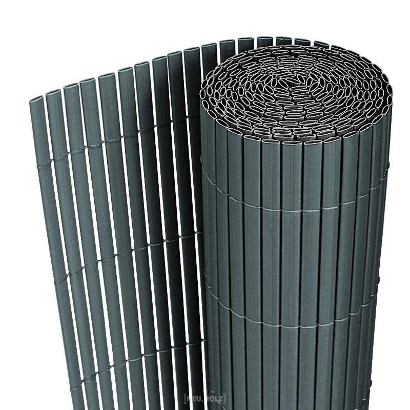 Helloshop26 - Clôture brise vue brise vente PVC 90 x 300 cm gris - Imagen 2