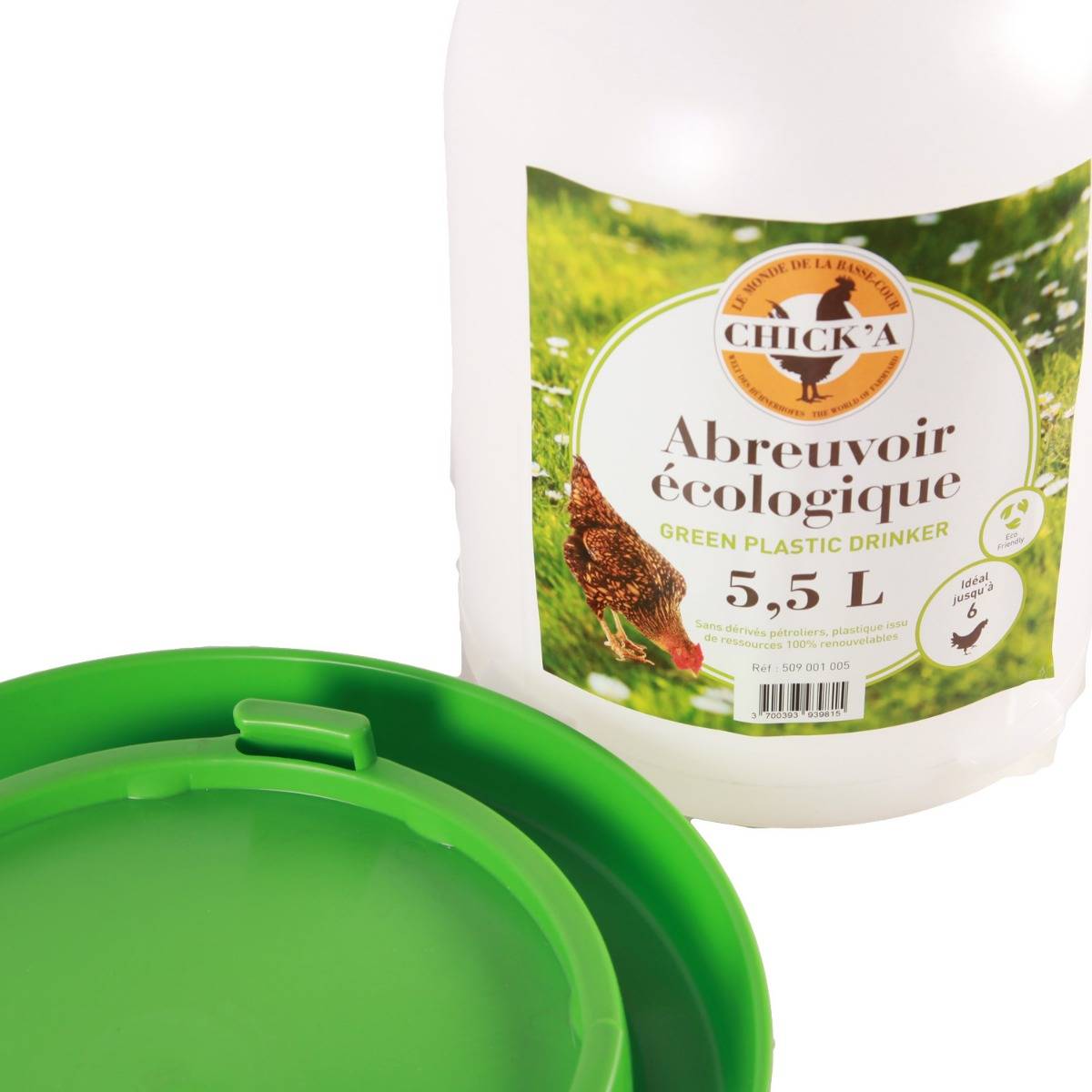 Chick'a - Bebedero para aves línea verde 5.5 l - Imagen 2