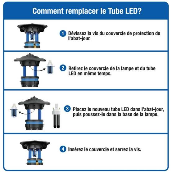 Lampe piège à moustiques et insectes volants - Image 6