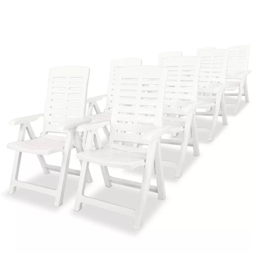 Vidaxl - Salon de jardin en plastique - vidaXL - Plastique - Blanc - Imagen 3