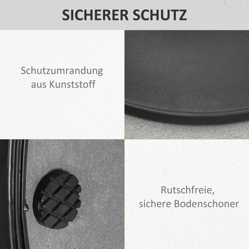 Pied de parasol rond ciment pour jardin terrasse maintien stable 20kg noir - ComfortXL Outdoor Living - Image 6