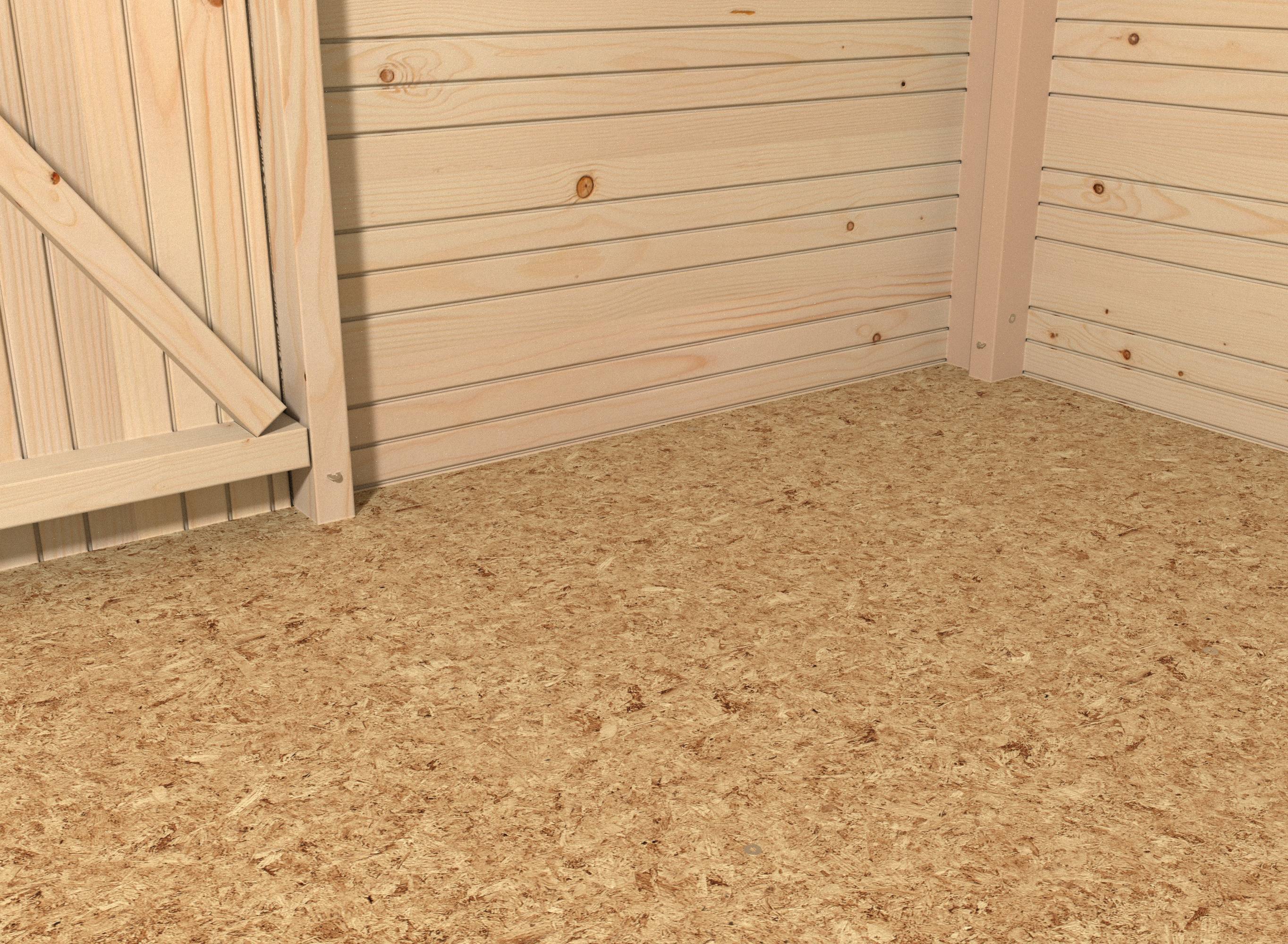 Decor et Jardin - Abri de jardin bois naturel avec plancher 4,86 m² ep. 12 mm Lopum - Décor et Jardin - Imagen 5