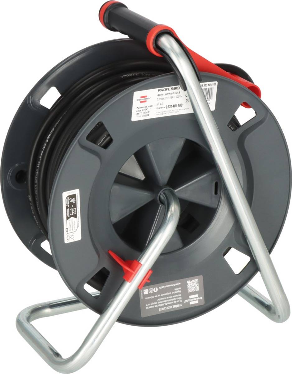 Enrouleur de câble 300 KU 4101 Professional, 40m H07RN-F 3G1,5, IP44 - BRENNENSTUHL - 9231401100 - Image 5