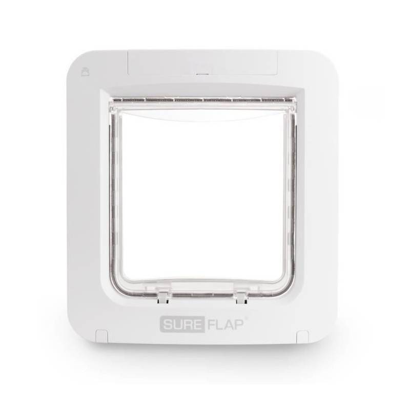 SUREFLAP - Sureflap Grande Chatiere A Puce Electronique Connect - Blanc - Pour Chat Et Chien