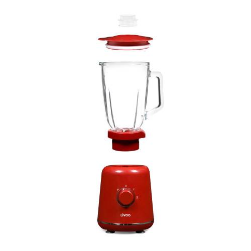 Livoo - Blender mixeur rouge design Rétro 800W - Imagen 2
