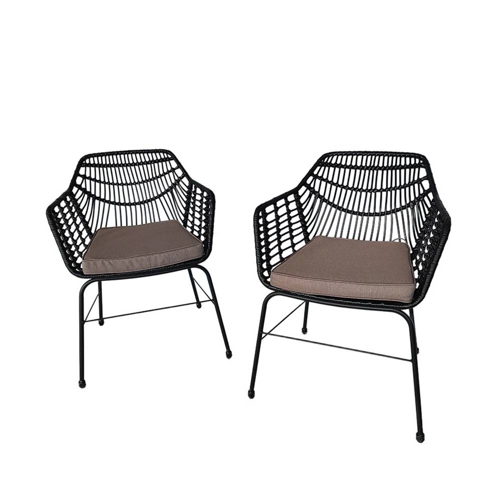 Chaise de jardin HOME DELUXE TARA - 63 x 60 x 82 cm - 8er Set - Image 3