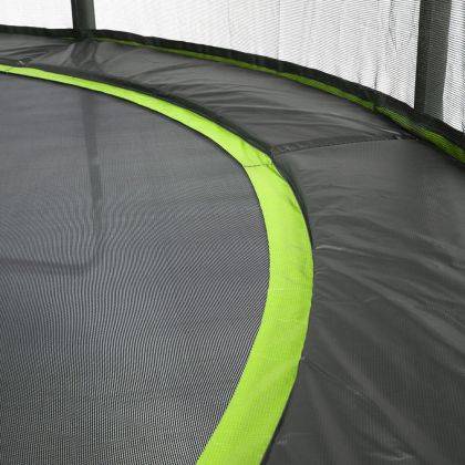 Kangui - Trampoline Ø 360cm + filet de sécurité + échelle + kit ancrage - PUNCHI 360 Vert Kangui - Image 7