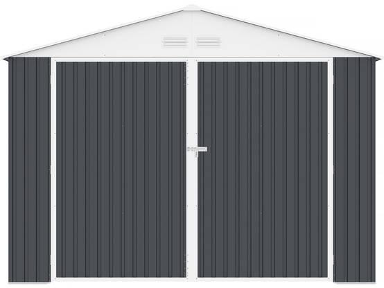 Garage En Métal "houston" 18,56m² - Anthracite -habitat Et Jardin - Image 4