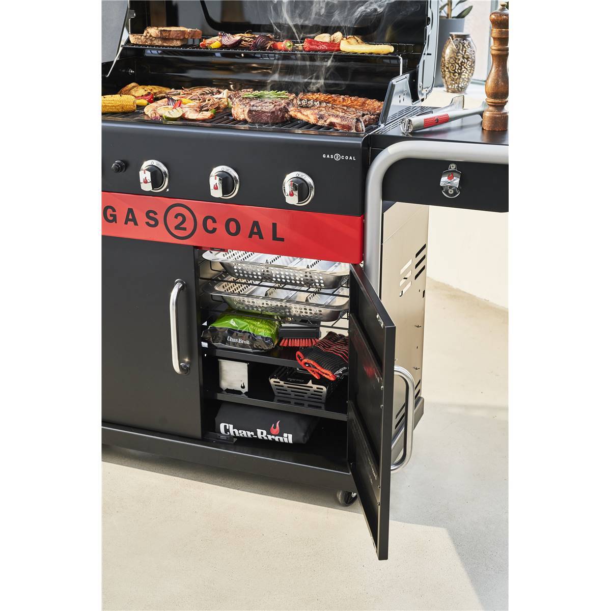 Char-broil - Tablette de Rangement Intérieur pour Barbecue Gas2Coal 2.0 Char-Broil - Image 5