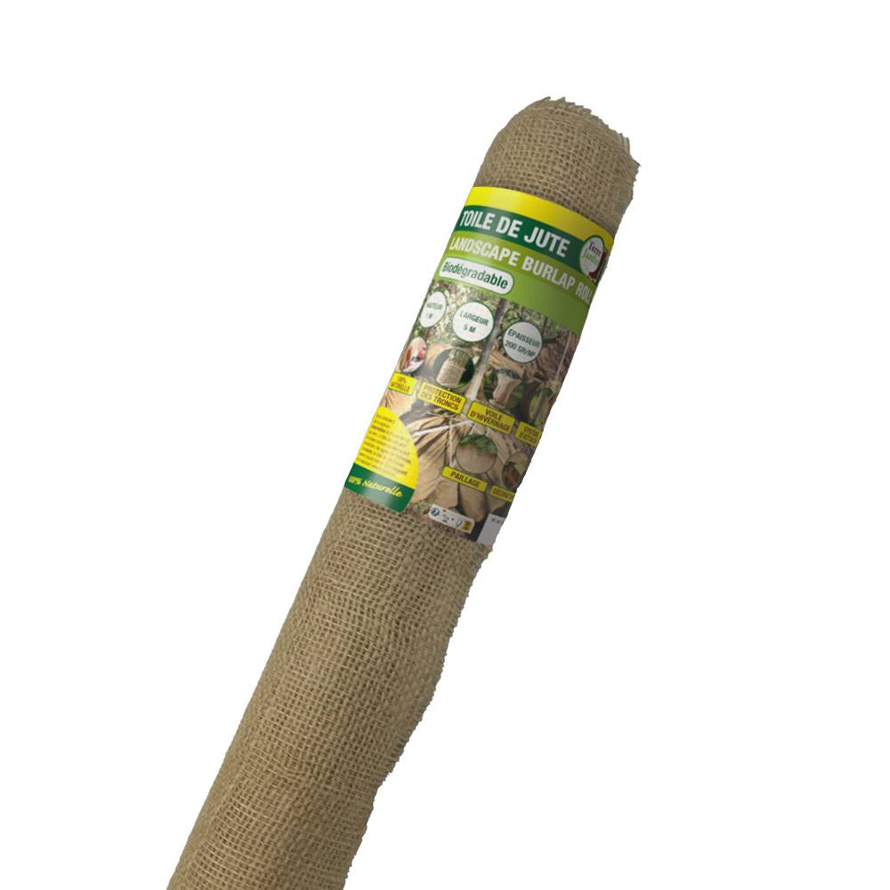 Terre Jardin - Toile de jute en rouleau 1 x 5 mètres - Imagen 2