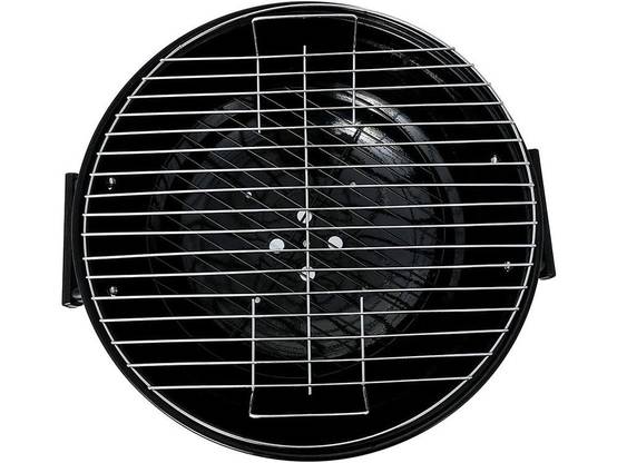 Barbecue à charbon de bois avec roues couvercle verrouillable 40 cm - Image 6