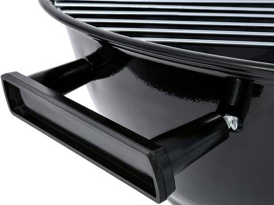 Barbecue à charbon de bois avec roues couvercle verrouillable 40 cm - Image 2