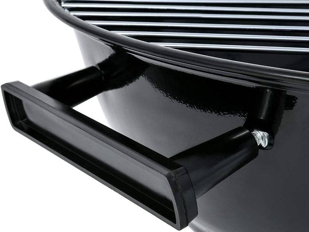 Barbecue à charbon de bois avec roues  couvercle verrouillable 40 cm - Image 2
