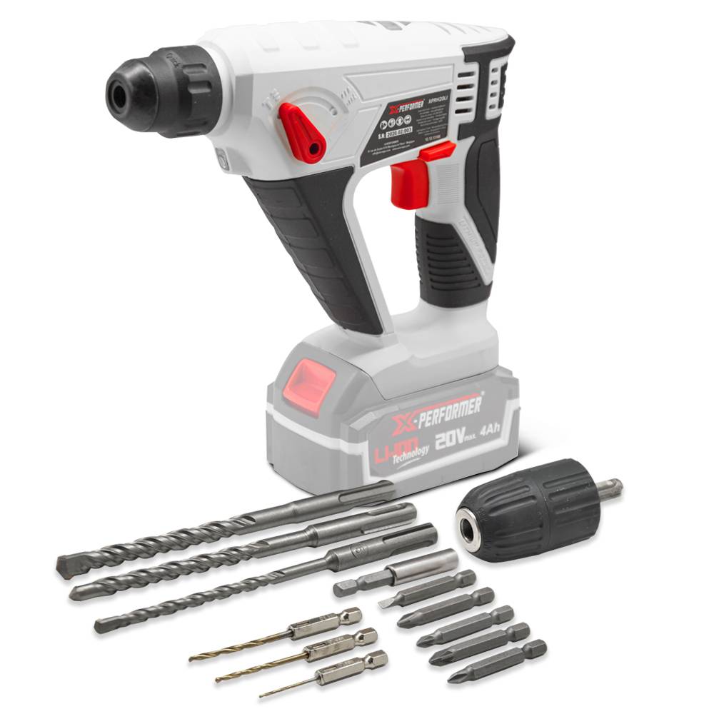 Marteau perforateur sans fil 20V livré sans batterie -  X-Performer - Image 1