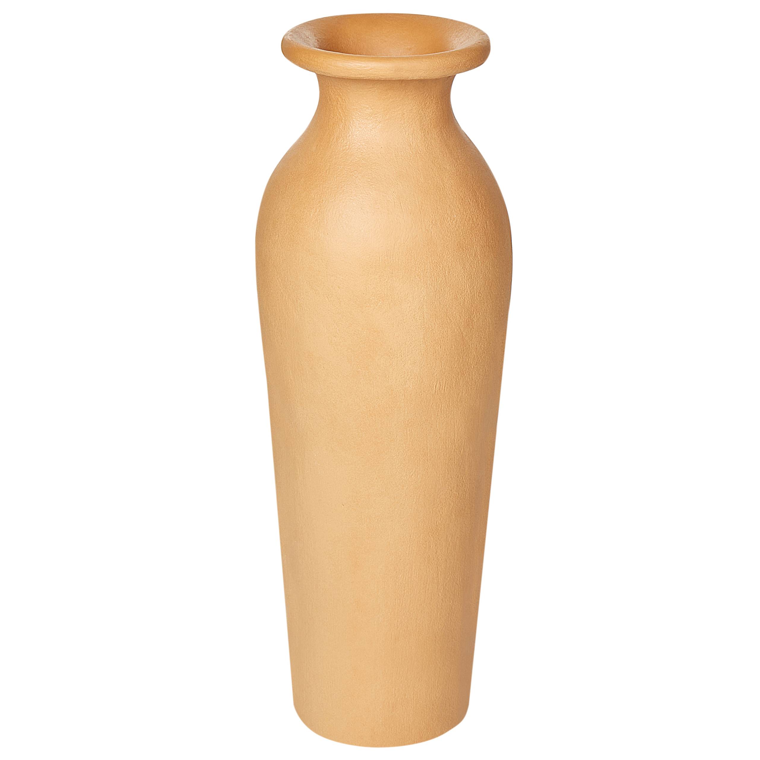 Beliani - Vase décoratif Terre cuite Orange MUAR - 21x21x60- Beliani - Image 2