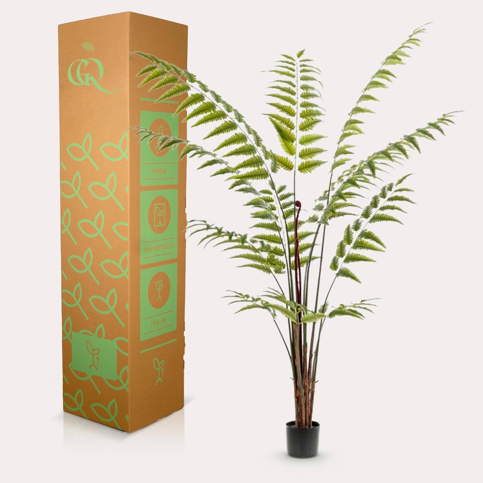 La Green Touch - Fougère plante artificielle - h180cm, Ø17cm- La Green Touch - Imagen 4