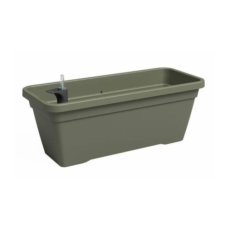 Artevasi - Jardiniere - Plastique - Vert Sec - Rectangulaire - L57,9 X P24,3 X H22cm - Artevasi - Imagen 1
